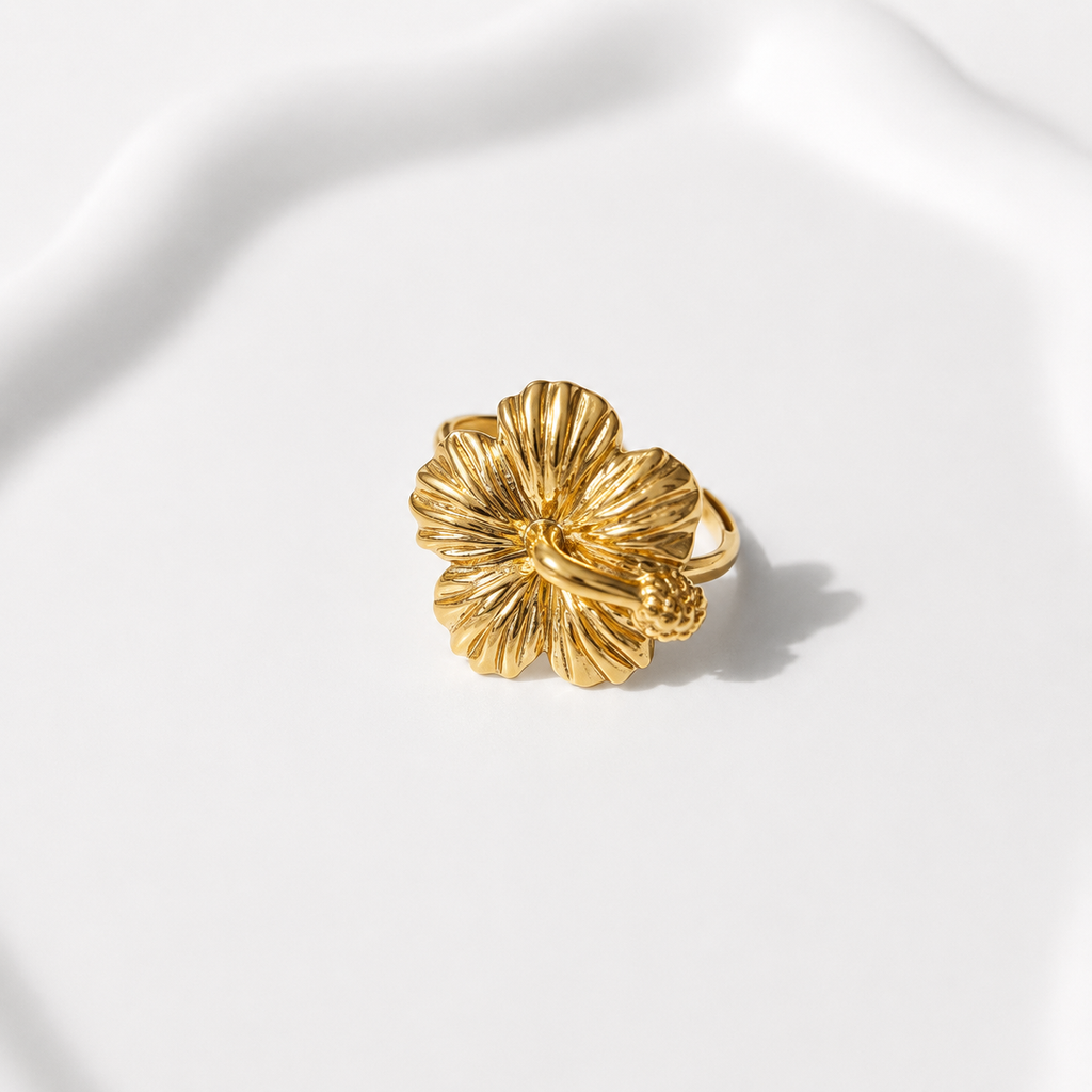 Golden Amapola Ring